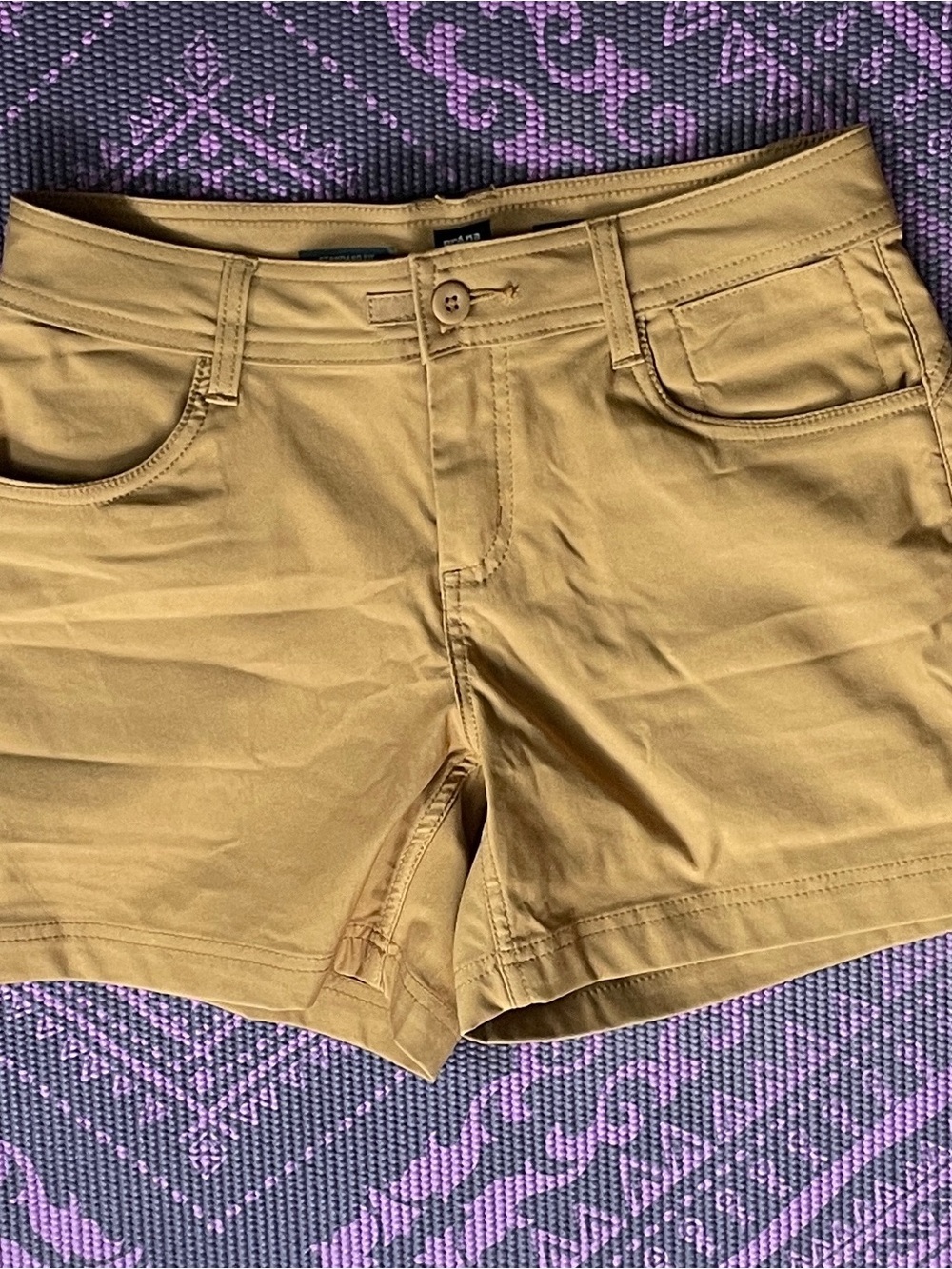 Prana  halle Women's Tan Athletic Shorts